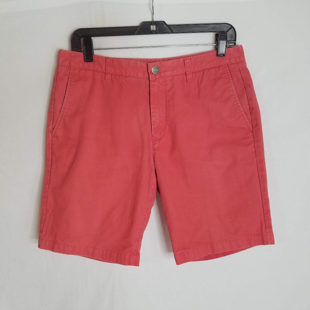 Bonobos Red 9" Inseam Cotton Chino Shorts Mens‎ Size 30
